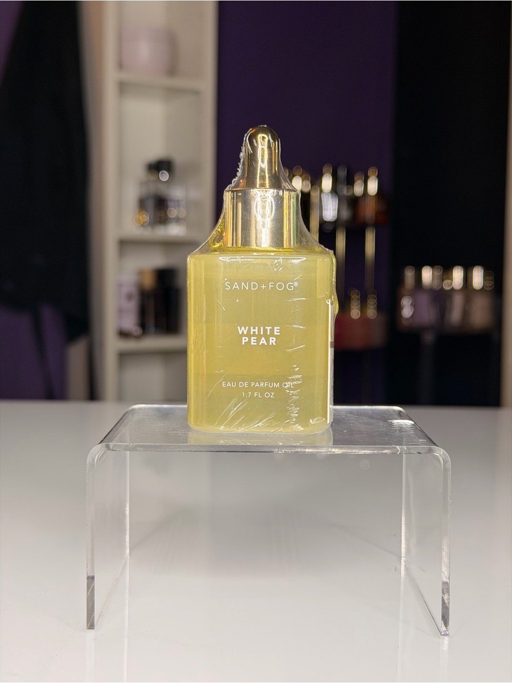 Sand + Fog White Pear Perfume Oil Dropper – 1.7 fl oz / 50 mL – Brand New